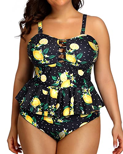 Plus Size Swimsuits For Women Tummy Control Two Piece