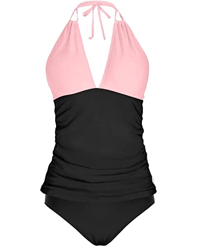 Two Piece Swimsuits Tummy Control Plus Size Tankini