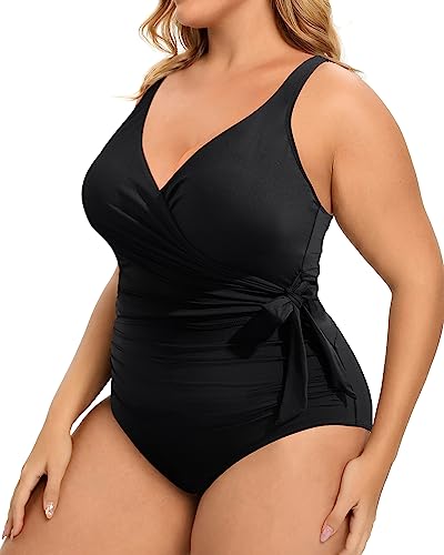 One Piece Plus Size Tummy Contral Swimsuits