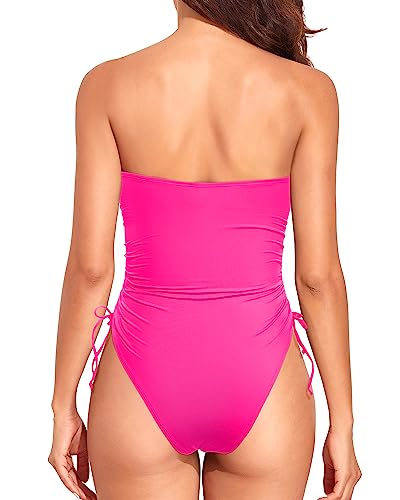 Bandeau Bathing Suits Cheeky Swimwear