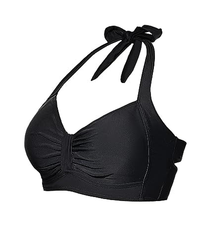 Halter Bikini Tops Retro Swimsuit Tops