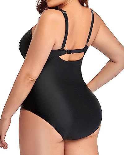 Plus Size Tummy Control One Piece Swimsuits